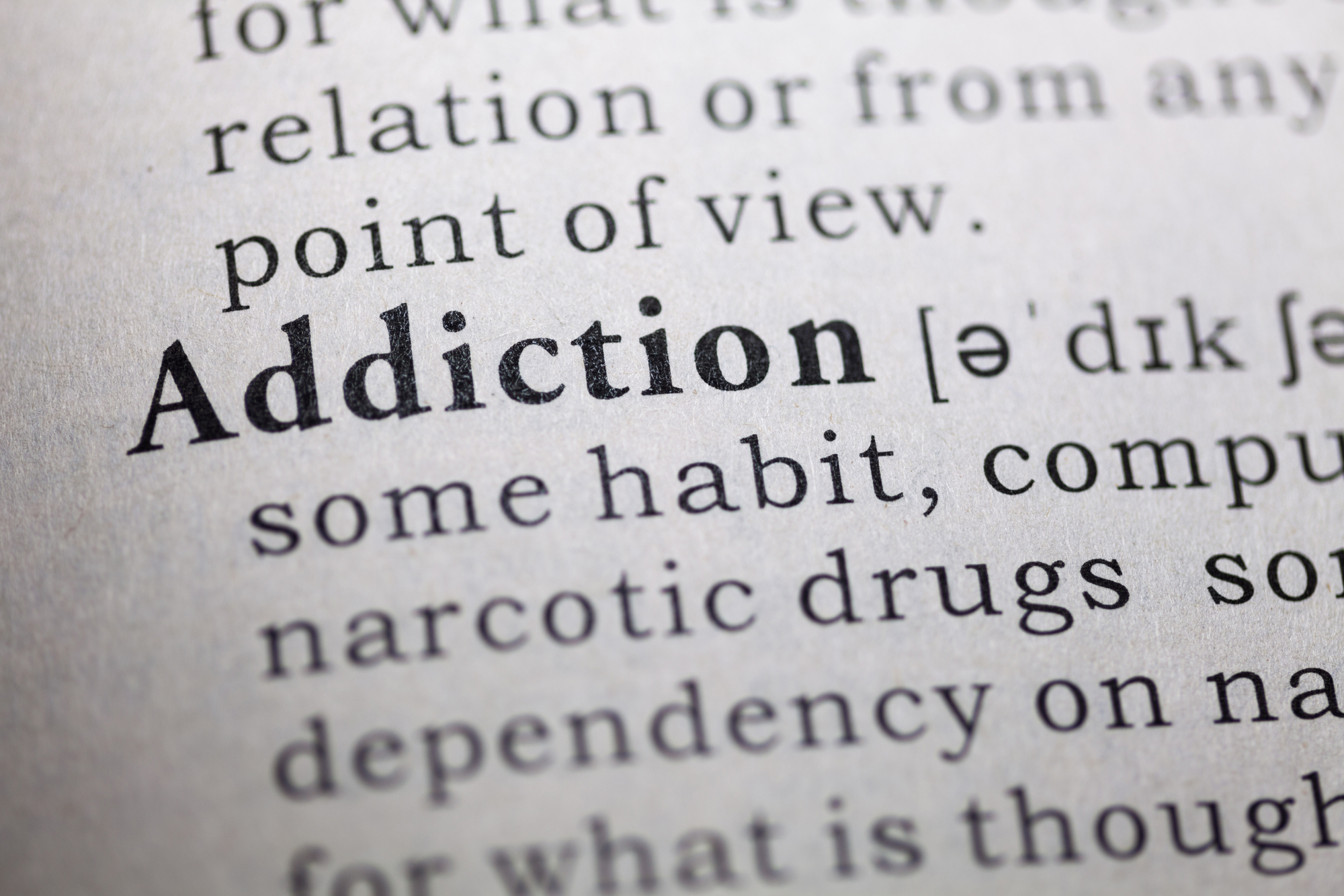 Addiction definition in dictionary